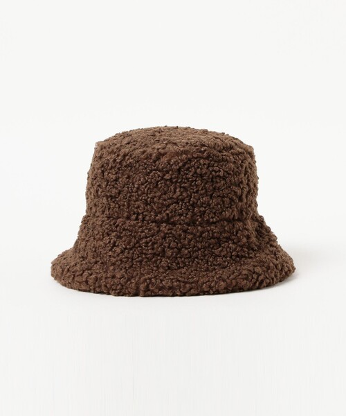 BEAMS HEART（ビームスハート）の「リバーシブル プードル ボア ハット（ハット・レディース・ブラック/ホワイト系その他5/ブラウン・ONE SIZE）」の14枚目の写真