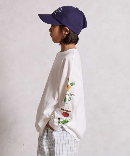 PAIRMANON STREET（ペアマノンストリート）の「【綿100%】袖プリント 長袖 Tシャツ【PAIRMANON STREET】（Tシャツ/カットソー・キッズ・ベージュ/ネイビー/ブラック系その他4/ホワイト/ホワイト系その他/ホワイト系その他3/レッド/ベージュ系その他/イエロー/ミント/ブラック系その他/ブラック系その他3/ブラック/ブラック系その他2・160/100/120/90/110/140/150/130）」の15枚目の写真