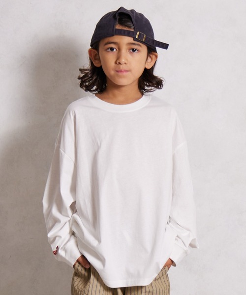 PAIRMANON STREET（ペアマノンストリート）の「【綿100%】袖プリント 長袖 Tシャツ【PAIRMANON STREET】（Tシャツ/カットソー・キッズ・ベージュ/ネイビー/ブラック系その他4/ホワイト/ホワイト系その他/ホワイト系その他3/レッド/ベージュ系その他/イエロー/ミント/ブラック系その他/ブラック系その他3/ブラック/ブラック系その他2・160/100/120/90/110/140/150/130）」の18枚目の写真