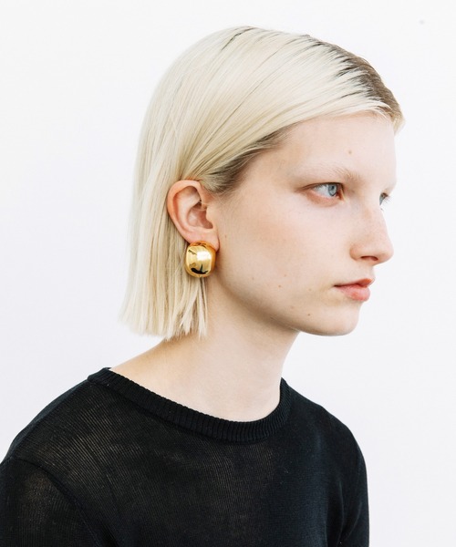 WCJ（ダブルシージェイ）の「BIGフープイヤリング（イヤリング・レディース・シルバー/ゴールド・FREE）」の2枚目の写真