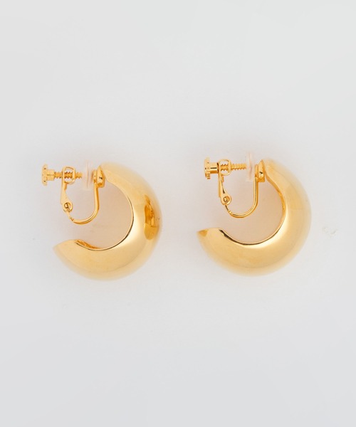 WCJ（ダブルシージェイ）の「BIGフープイヤリング（イヤリング・レディース・シルバー/ゴールド・FREE）」の5枚目の写真