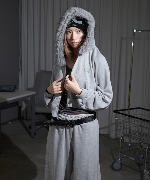 ファー付きパーカー（パーカー）｜apres jour mignon（アプレジュール