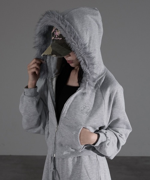 セール】ファー付きパーカー（パーカー）｜apres jour mignon（アプレ