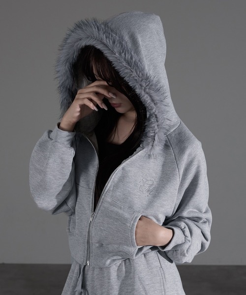 ファー付きパーカー（パーカー）｜apres jour mignon（アプレジュール