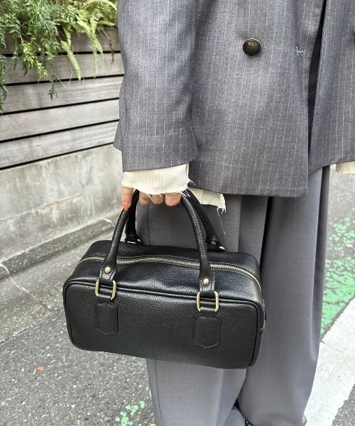 ROSE BUD(ローズバッド)の「(MILLELA FIRENZE)LONG BOSTON BAG(ボストンバッグ・レディース・ブラック/ブラウン・ONE SIZE)」の11枚目の写真