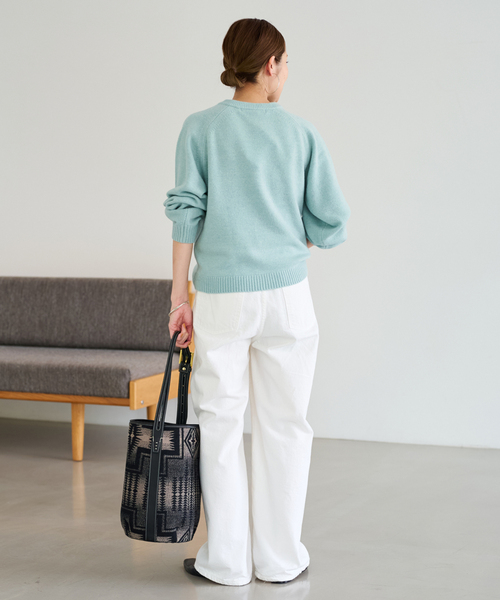 セール】AQUA クルーネックプルオーバー（ニット/セーター