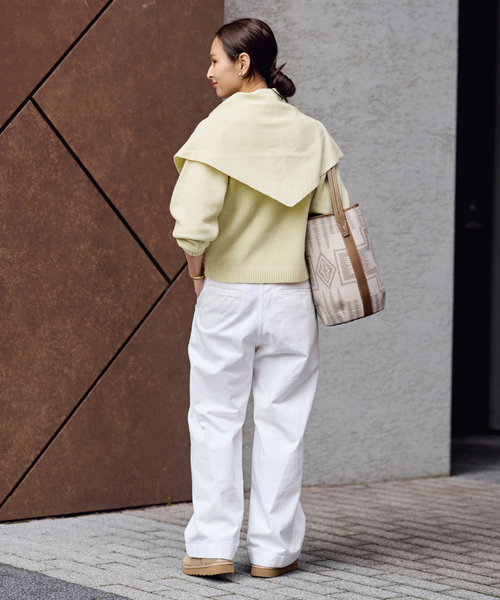 セール】AQUA クルーネックプルオーバー（ニット/セーター