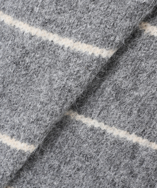 journal standard L'essage（ジャーナルスタンダードレサージュ）の「ウールシャギーMIXボーダープルオーバー（ニット/セーター・レディース・ネイビー/グレー・FREE）」の21枚目の写真