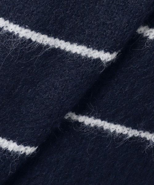 セール】ウールシャギーMIXボーダープルオーバー（ニット/セーター