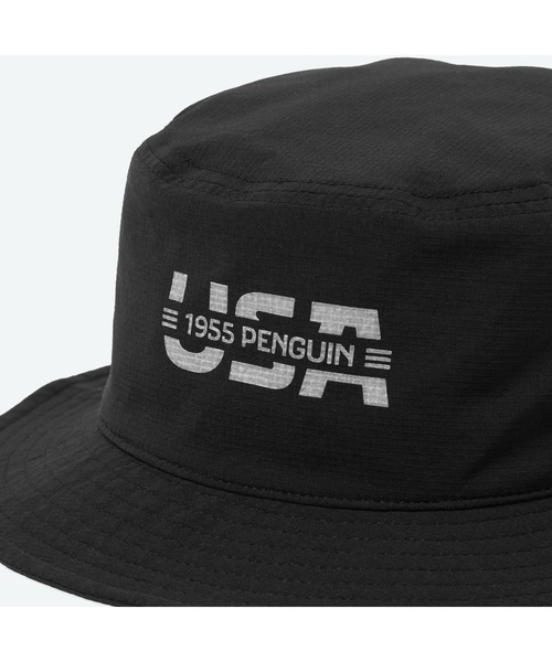 penguin BY MUNSINGWEAR（ペンギン バイ マンシングウェア）の「RIPSTOP HAT（ハット・メンズ・ネイビー/ブラック/グレー・F）」の8枚目の写真