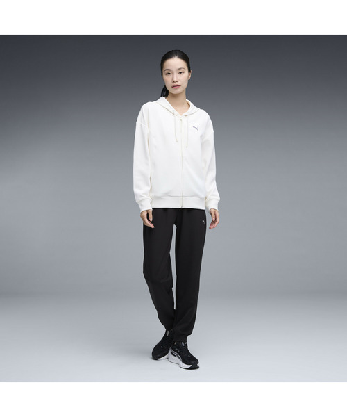 PUMA(プーマ)の「PUMA プーマ ウィメンズ トレーニング トレイン エッジ ニット フルジップ(パーカー・レディース・オフホワイト/ダークグレー・SMALL/MEDIUM/LARGE/X-LARGE)」の11枚目の写真