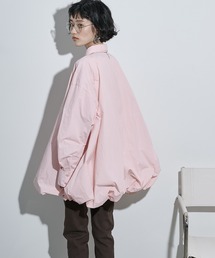 THE YOn（ザヨン）の「バルーンヘムミニシャツOP（シャツワンピース）」