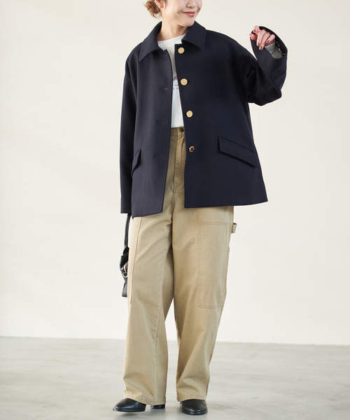 TRADITIONAL WEATHERWEAR 別注LINTON SHORT*（ステンカラーコート