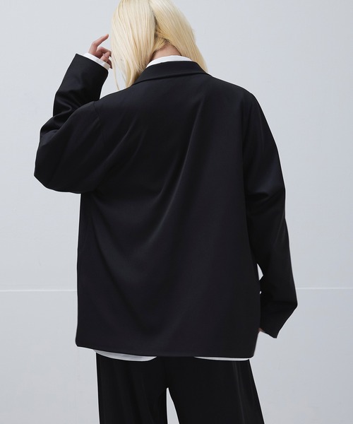 Ellno Loset(エルノロゼット)の「ハトメデザインテーラードジャケット(テーラードジャケット・メンズ・ブラック・X-SMALL/LARGE/MEDIUM/SMALL)」の14枚目の写真