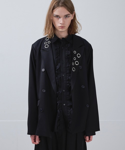 セール】ハトメデザインテーラードジャケット（テーラード