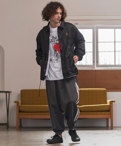 CAMBIO(カンビオ)の「mlt5417- プリントロンT_Altruism カットソー(2502113MCB)(Tシャツ/カットソー・メンズ・ホワイト/ブラック/グレー系その他・S/M/L/XL)」の12枚目の写真