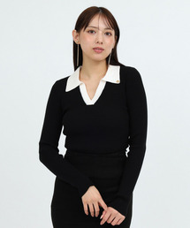 ROYAL PARTY | ウォッシャブルスキッパーニットトップス(ニット/セーター)