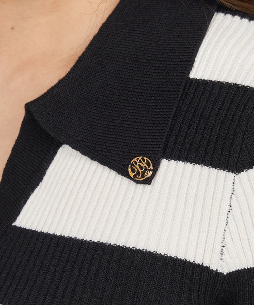 ROYAL PARTY（ロイヤルパーティー）の「ウォッシャブルスキッパーニットトップス（ニット/セーター・レディース・ブラック/マルチ/オフホワイト/グレー/ボルドー・FREE）」の11枚目の写真