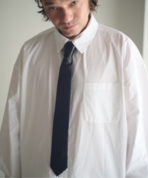 ADAM PATEK（アダムパテック）の「ADAMPATEK/leather narrow tie/シープレザーナロータイ（ネクタイ）」