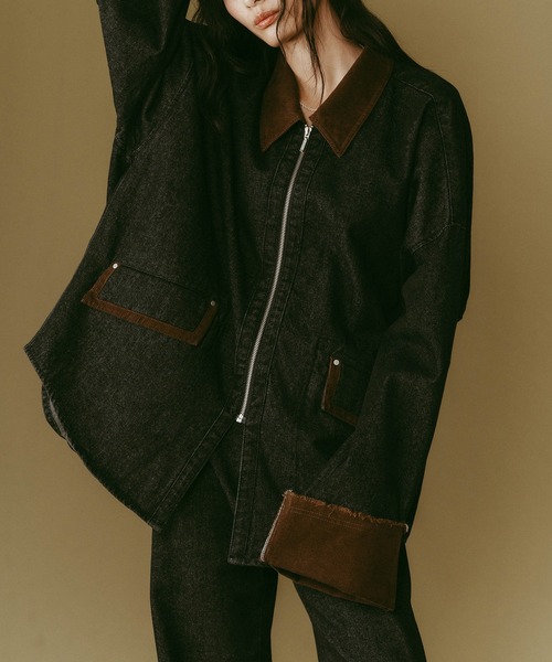セール】【Knuth Marf】denim over shirt jacket（デニムジャケット