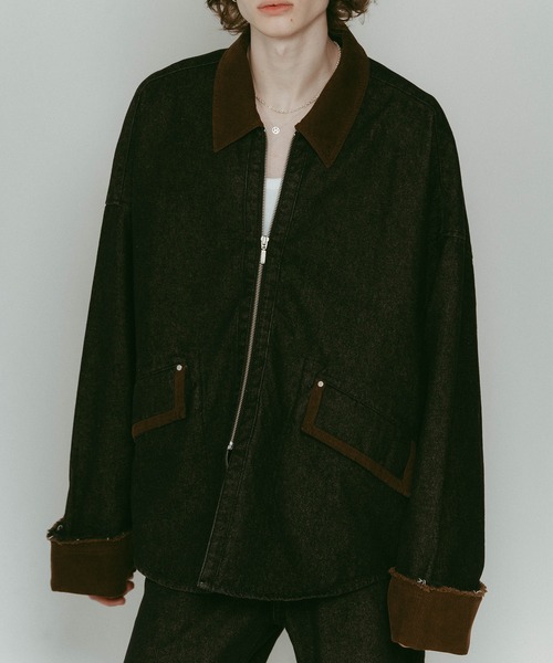 セール】【Knuth Marf】denim over shirt jacket（デニムジャケット