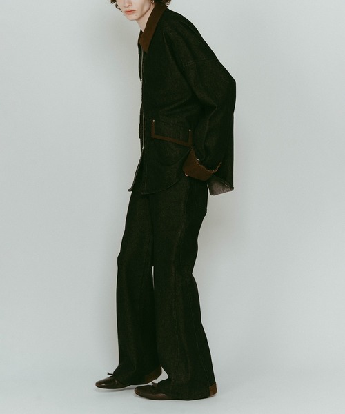 セール】【Knuth Marf】denim over shirt jacket（デニムジャケット