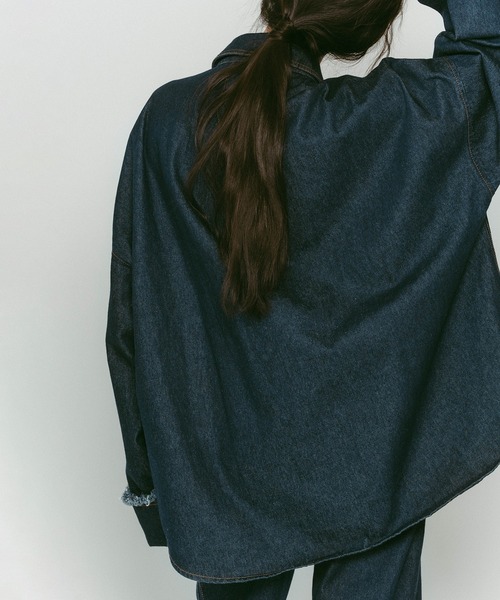 セール】【Knuth Marf】denim over shirt jacket（デニムジャケット