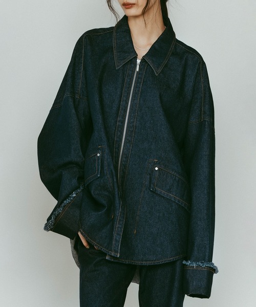 セール】【Knuth Marf】denim over shirt jacket（デニムジャケット