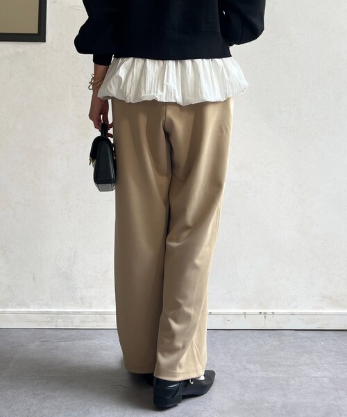 Chez toi（シェトワ）の「カットタックテーパードパンツ（その他パンツ・レディース・グリーン/ベージュ/ブラック・FREE）」の20枚目の写真