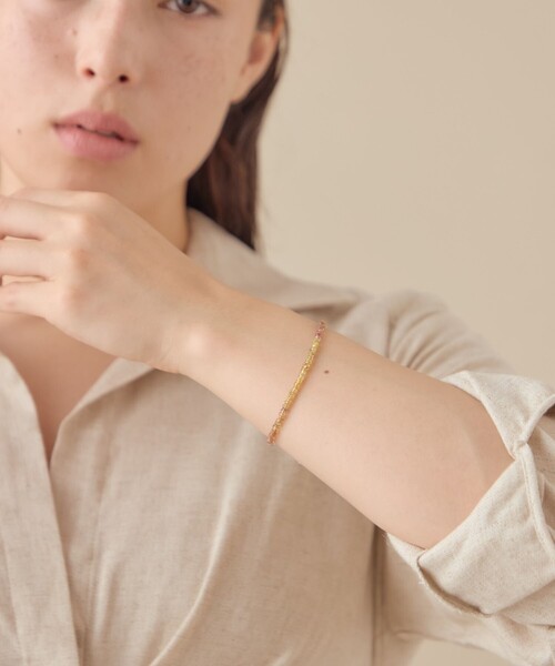 インナージャーニー] K10YG マルチサファイア ブレスレット