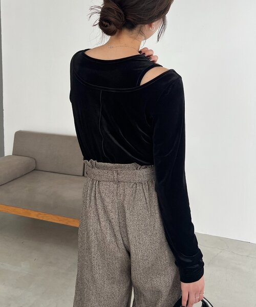 レイヤードベロアTシャツ（Tシャツ/カットソー）｜CAPRICIEUX LE'MAGE