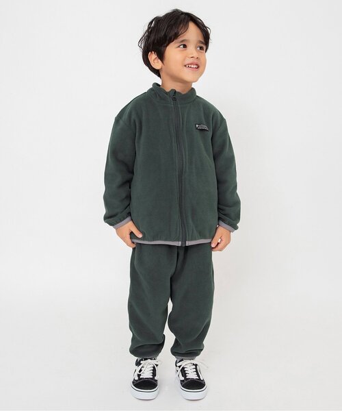 BREEZE（ブリーズ）の「【WEB限定/ジュニア対応】フリースジャケット(セットアップ可)（ブルゾン・キッズ・ブルー/ダークグリーン/アイボリー/ピンク/イエロー・90/100/110/120/130/140）」の7枚目の写真