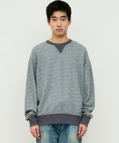 ツートーン配色クルーネックスウェット