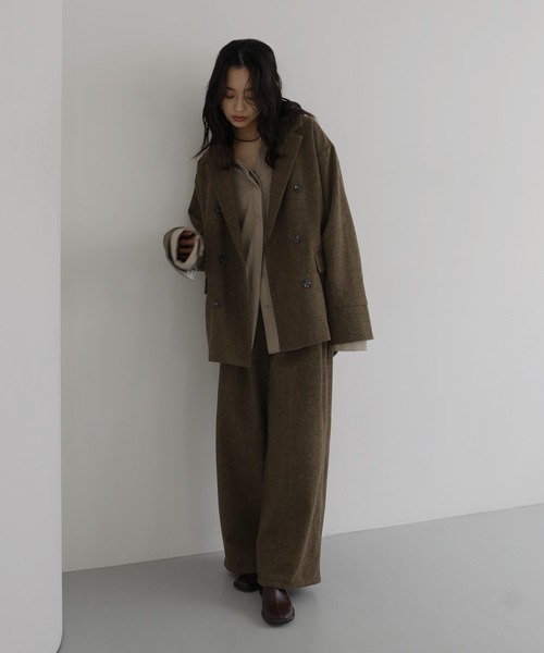 セール】ツイードタックパンツ（スラックス）｜hellam（へラム）の