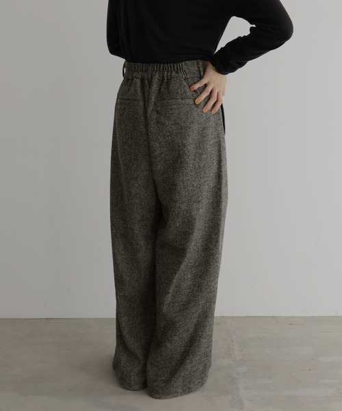 セール】ツイードタックパンツ（スラックス）｜hellam（へラム）の