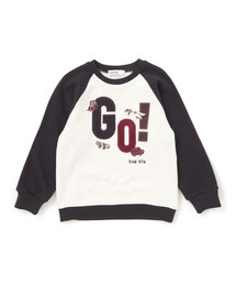 SLAP SLIP（スラップスリップ）の「はたらくくるまおもちゃぽこぽこサガラ刺しゅうラグラントレーナー(80~130cm)（スウェット）」