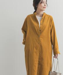 URBAN RESEARCH DOORS(アーバンリサーチドアーズ)の「『WEB/一部店舗限定カラー』『UR TECH』コーデュロイシャツワンピース(ワンピース)」