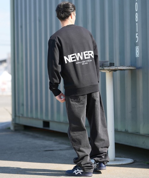 NEW ERA(ニューエラ)の「【ムラサキスポーツ限定】NEW ERA/ニューエラ SWEAT CREW NORIGIN MS スウェット 14877276/14877277(スウェット・メンズ・アイボリー/ブラック・M/L/2XL/XL)」の16枚目の写真