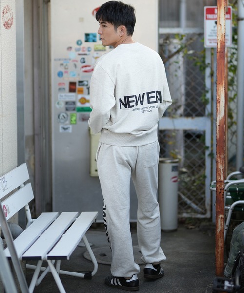 NEW ERA(ニューエラ)の「【ムラサキスポーツ限定】NEW ERA/ニューエラ SWEAT CREW NORIGIN MS スウェット 14877276/14877277(スウェット・メンズ・アイボリー/ブラック・M/L/2XL/XL)」の10枚目の写真
