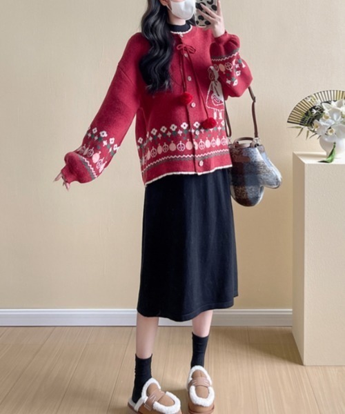 デパリエ　フィルムヤーンニットカーディガン6.6万円完売品 デパリエフィルムヤーンニットカーディガン6.6万円完売品