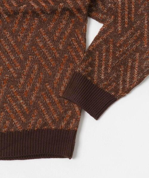 ITEMS URBANRESEARCH（アイテムズ アーバンリサーチ）の「ミックスカラー プルオーバー ニット（ニット/セーター・メンズ・ブラック/ブラウン/ブルー系その他・MEDIUM/LARGE）」の21枚目の写真