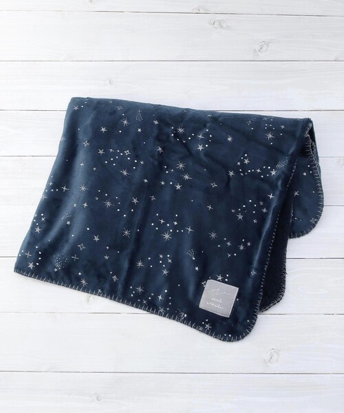 one'sterrace（ワンズテラス）の「◆【あったか】シエルエトワール 3WAYひざ掛け（ブランケット・レディース・ピンク系9/アイボリー系8/ネイビー系5・99）」の2枚目の写真