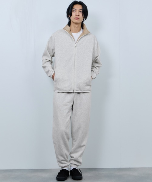 NAVY(ネイビー)の「NAVY 裏ボアリラックスパンツ(スウェットパンツ・メンズ・ネイビー/ブラック/オートミール/杢グレー・XL/L/M/S)」の13枚目の写真