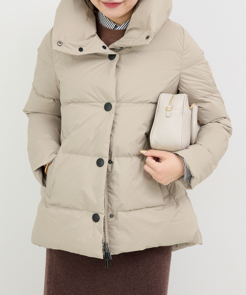 Pyrenex(ピレネックス)の「《追加》PYRENEX/ピレネックス ELAURA2 HWU036(ダウンジャケット/コート・レディース・ブラック/チャコールグレー/ライトグレー・SMALL/MEDIUM)」の3枚目の写真