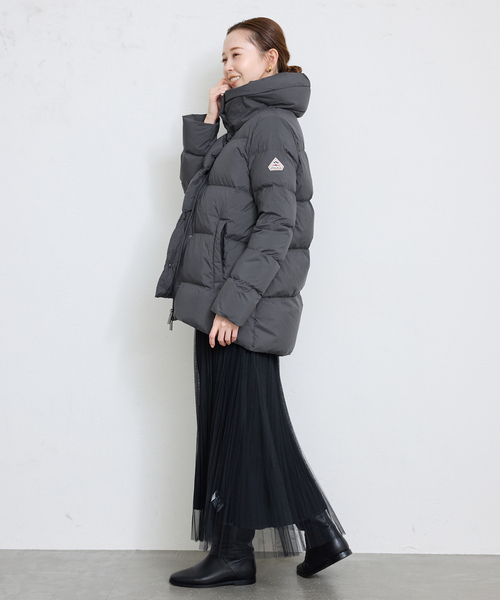 Pyrenex(ピレネックス)の「《追加》PYRENEX/ピレネックス ELAURA2 HWU036(ダウンジャケット/コート・レディース・ブラック/チャコールグレー/ライトグレー・SMALL/MEDIUM)」の11枚目の写真