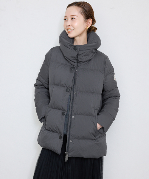 Pyrenex(ピレネックス)の「《追加》PYRENEX/ピレネックス ELAURA2 HWU036(ダウンジャケット/コート・レディース・ブラック/チャコールグレー/ライトグレー・SMALL/MEDIUM)」の14枚目の写真