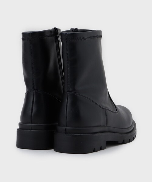 OPAQUE.CLIP(オペークドットクリップ)の「【生活防水】厚底タンクソールストレッチブーツ(ブーツ・レディース・ブラック・03/02)」の7枚目の写真