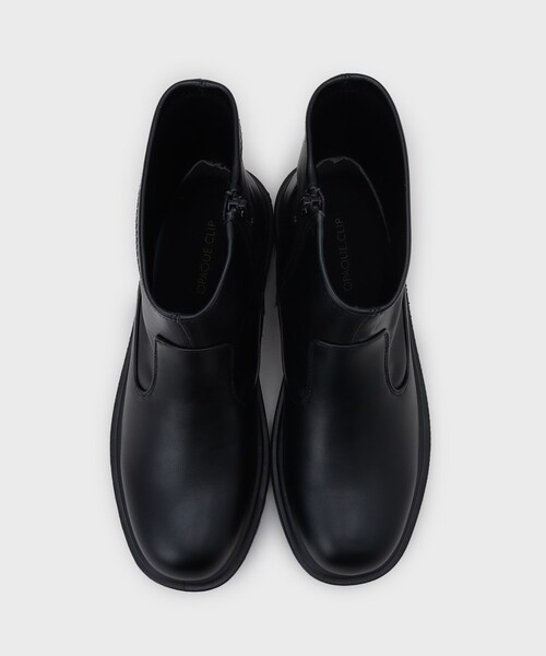 OPAQUE.CLIP(オペークドットクリップ)の「【生活防水】厚底タンクソールストレッチブーツ(ブーツ・レディース・ブラック・03/02)」の6枚目の写真