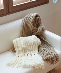 Santelli Francesca（サンテッリフランチェスカ）の「フリンジ付ロングストール【Santelli Francesca/サンテッリフランチェスカ】（ストール/ショール）」