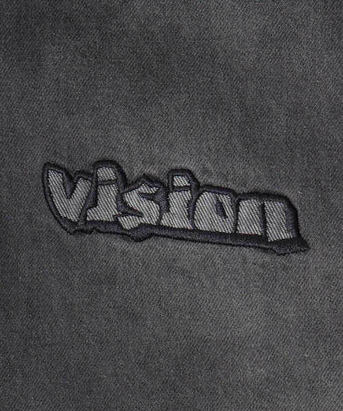 VISION STREET WEAR(ヴィジョンストリートウェア)の「2025AW VISION STREET WEAR/ヴィジョンストリートウエア ウォッシュ加工 フロント・バックロゴ刺繍 ビックシルエット 中綿 デニムフードブルゾン(ブルゾン・メンズ・パープル/ブラウン/スミクロ・M/L)」の22枚目の写真